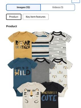 onesies 8 piece set all 3-6 months NWT came in a set